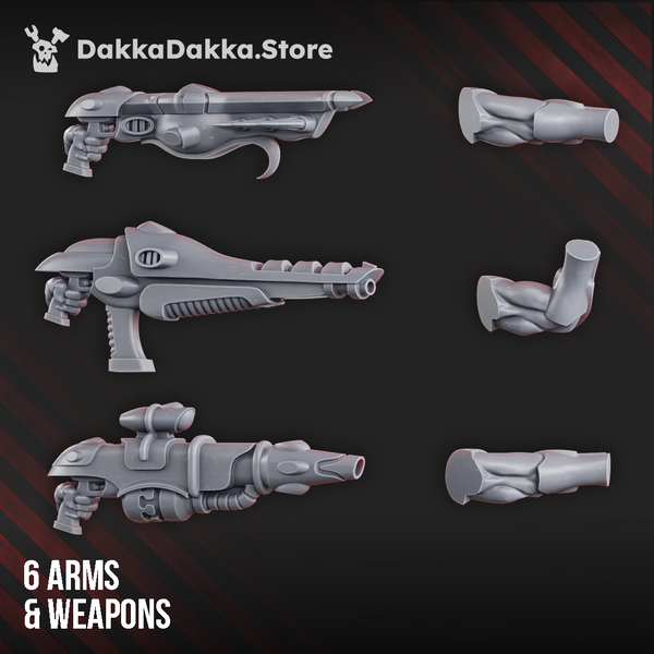 The Spacelair Anchorites - Spacelair Dino Riders Team (Build Kit) by Dakka Dakka