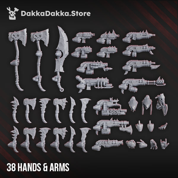 Green Porkaz Horde - Poraz Grorks (Build Kit) by Dakka Dakka
