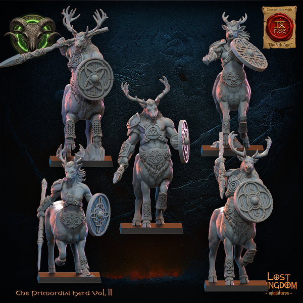 The Primordial Herd - Centaurs  Unit by Lost Kingdom Miniatures