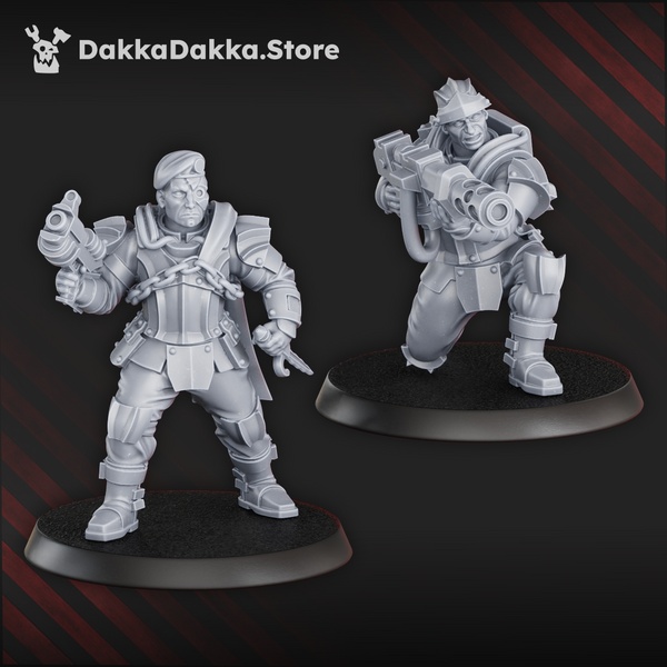 The Phaeton Special Forces Vanguard - Phaeton Special Forces Master Squad (Preassembled) by Dakka Dakka