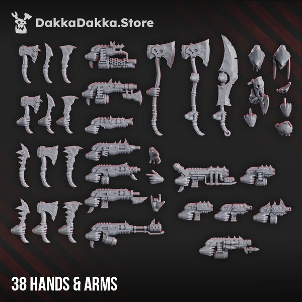 Green Porkaz Horde - Porkaz Boyz (Build Kit) by Dakka Dakka