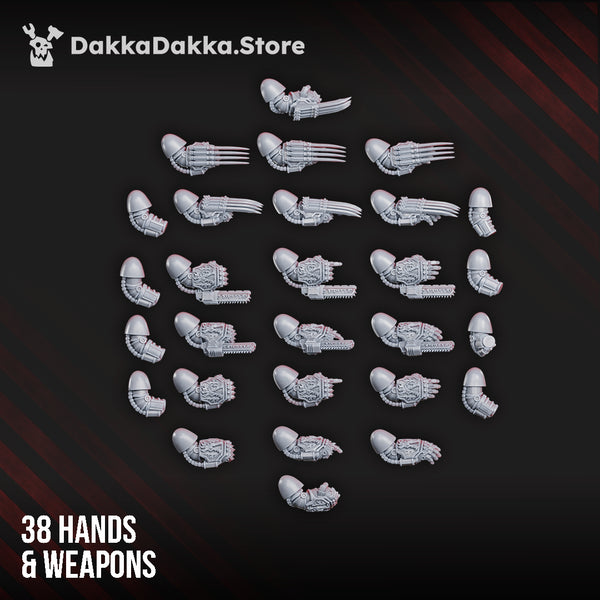 Fire Lizards - Volcano Armor Squad (Build Kit) by Dakka Dakka