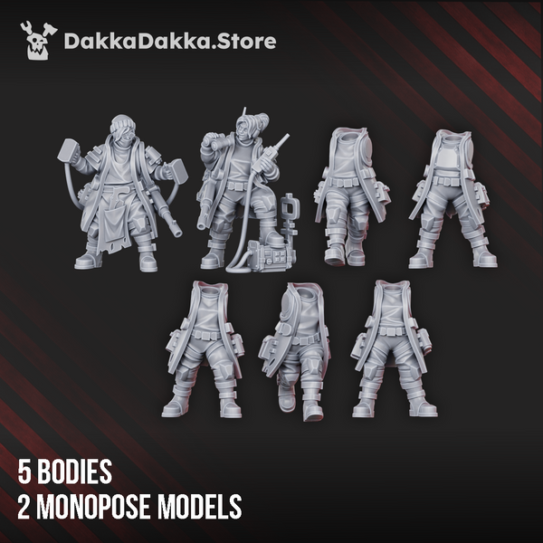 The Alcat Rats Penal Vanguard - The Alcat Rats Master Squad (Build Kit) by Dakka Dakka