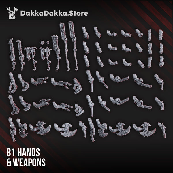 Gorelords - Cursed Bone Shredders Squad (Build Kit) by Dakka Dakka