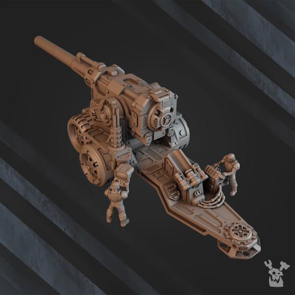 Regius Guard - Heavy Artillery  Mount with Earthquaker Cannon & Gorgon Siege Gun by Dakka Dakka