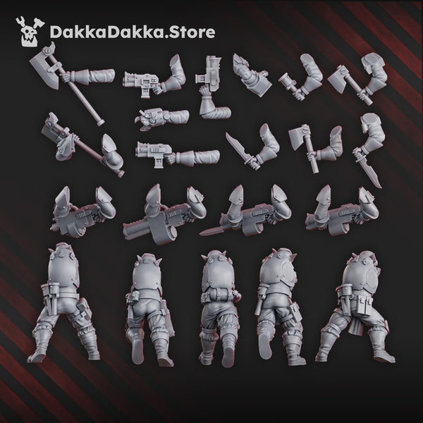 The Gorgworks Vanguard - Gorggrot Tactic Squad (Build Kit) by Dakka Dakka