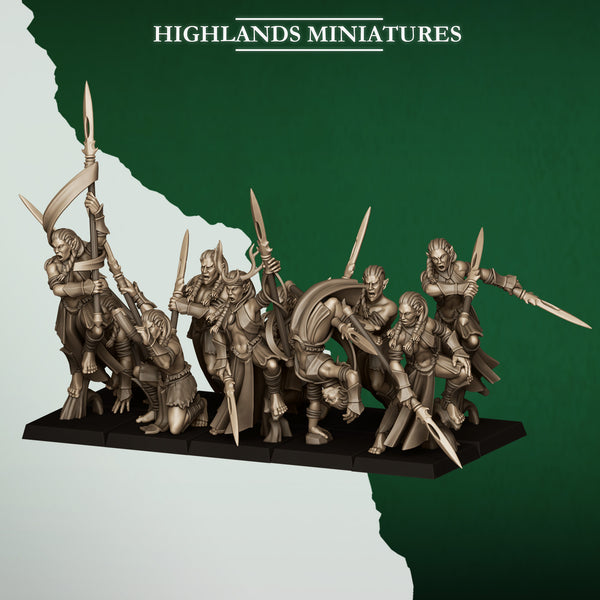 Feral Elves - Bladesingers  Unit by Highlands Miniatures