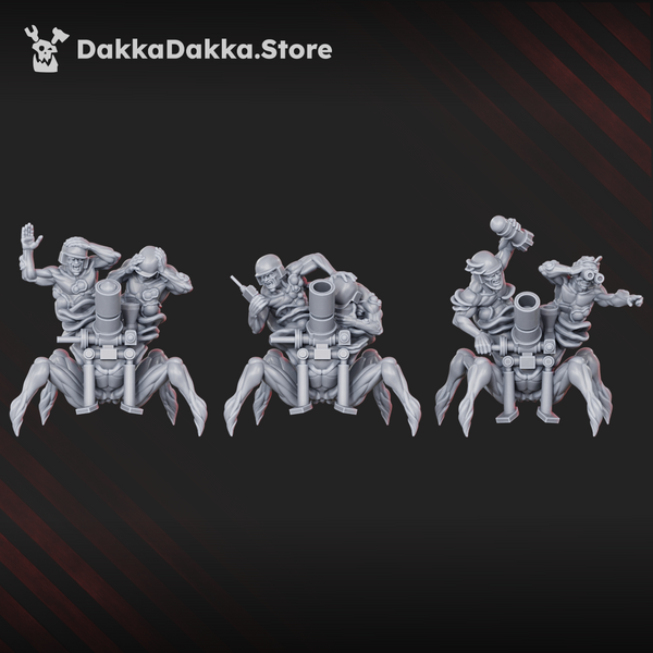 Agglomerate of Sector Gribabos (ASG) - Shroomspawn Weapons Crew Squad by Dakka Dakka