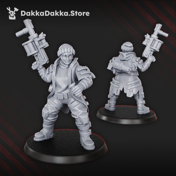 The Alcat Rats Penal Vanguard - The Alcat Rats Infantry Squad (Preassembled) by Dakka Dakka