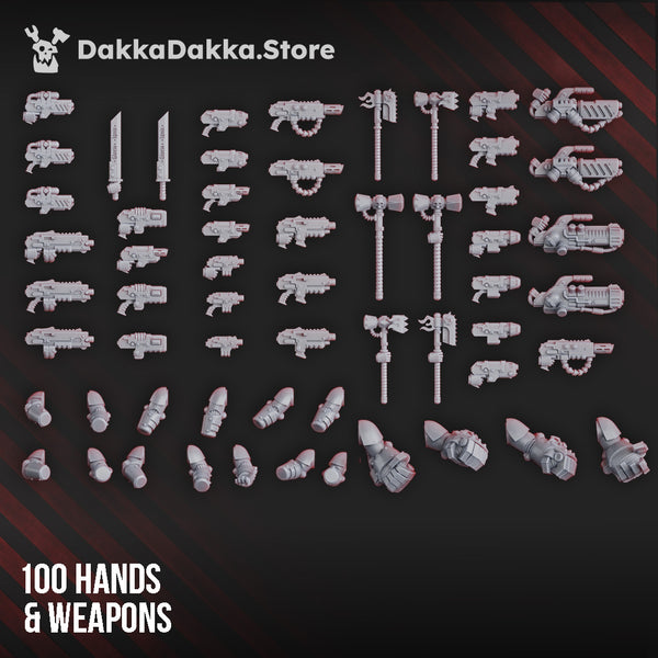 Space Knights - Ignisaurus Clan Warriors Storm Squad With Jetpacks (Build Kit) by Dakka Dakka