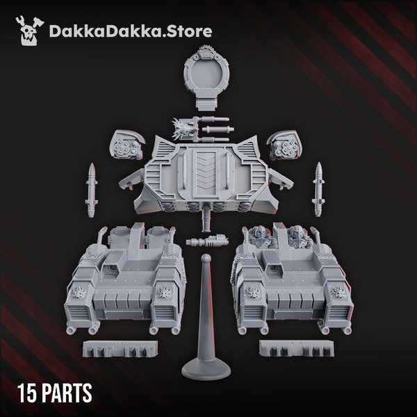 Fire Lizards - Hover Attack Speeder by Dakka Dakka