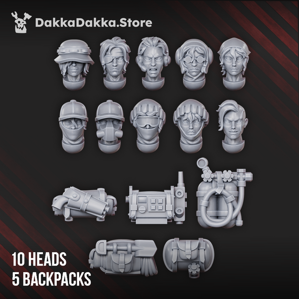 The Alcat Rats Penal Vanguard - The Alcat Rats Infantry squad (Build Kit) by Dakka Dakka