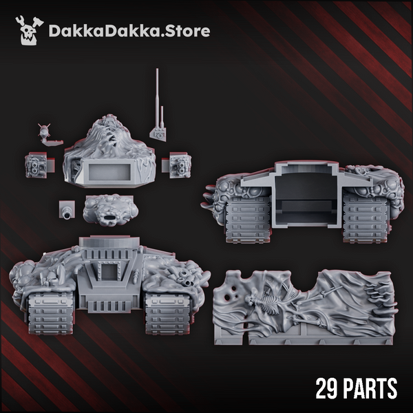 Agglomerate of Sector Gribabos (ASG) - Contaminated Battle tank by Dakka Dakka