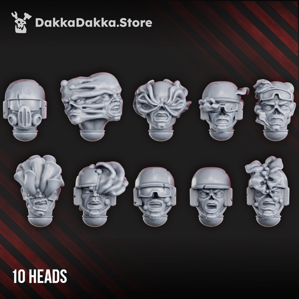 Agglomerate of Sector Gribabos (ASG) - Diseased Planetary Guard (Build Kit) by Dakka Dakka