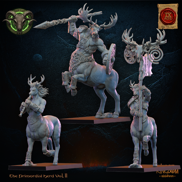 The Primordial Herd - Centaurs  Unit by Lost Kingdom Miniatures