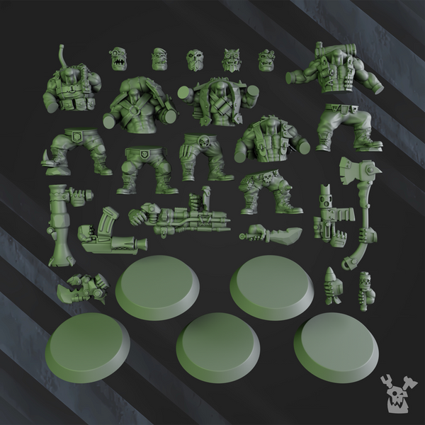 Da Horde - Blak Orks Mob by Dakka Dakka
