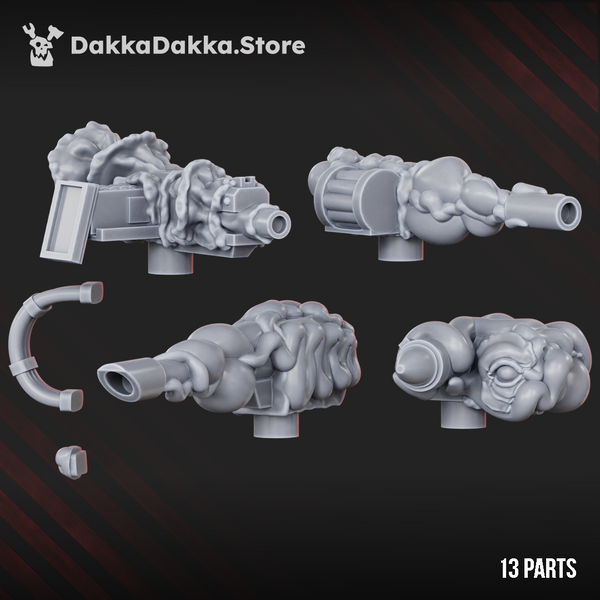 Agglomerate of Sector Gribabos (ASG) - Shroomspawn Weapons Crew Squad by Dakka Dakka