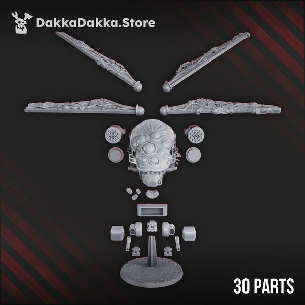 Agglomerate of Sector Gribabos (ASG) - Contaminated Assault Aircraft by Dakka Dakka