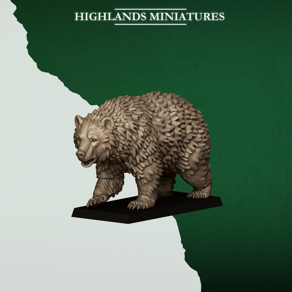 Feral Elves - Feral Animal Pack  Unit by Highlands Miniatures