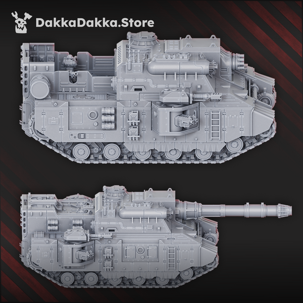 The Alcat Rats Penal Vanguard - Superheavy Tank Gorgodon G-6 by Dakka Dakka