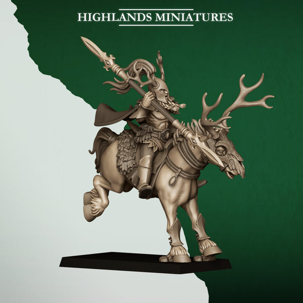 Feral Elves - Forest Riders Cavalry  Unit by Highlands Miniatures
