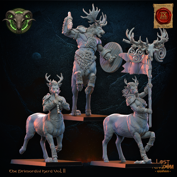 The Primordial Herd - Centaurs  Unit by Lost Kingdom Miniatures