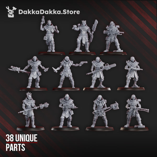 Rock Head Gangs - Church Fallen Squad (Build Kit) by Dakka Dakka