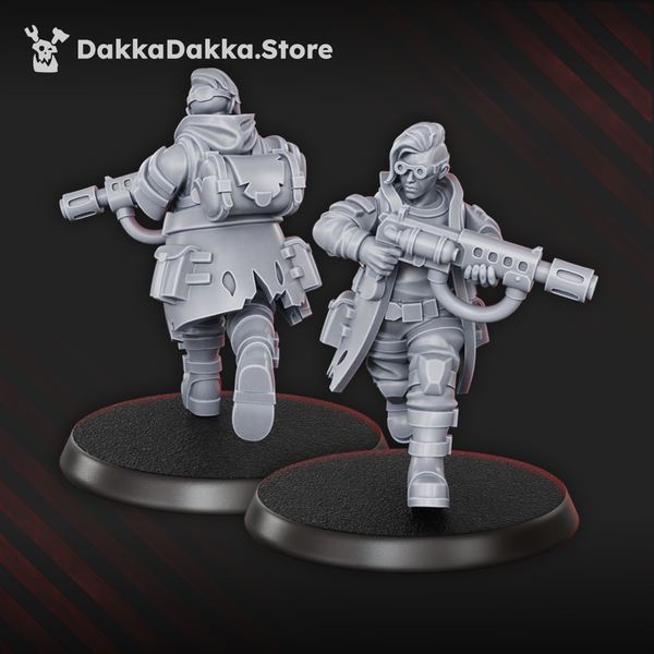 The Alcat Rats Penal Vanguard - The Alcat Rats Master Squad (Preassembled) by Dakka Dakka