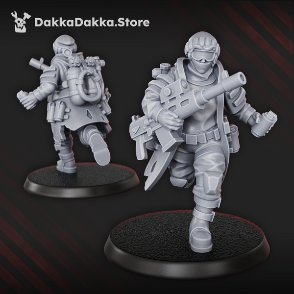 The Alcat Rats Penal Vanguard - The Alcat Rats Infantry Squad (Preassembled) by Dakka Dakka