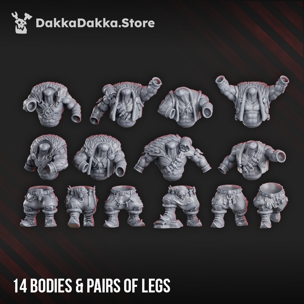 Green Porkaz Horde - Porkaz Boyz (Build Kit) by Dakka Dakka