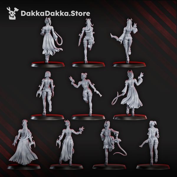 Dark Alvs - Witches of the Alves Night Raiders by Dakka Dakka