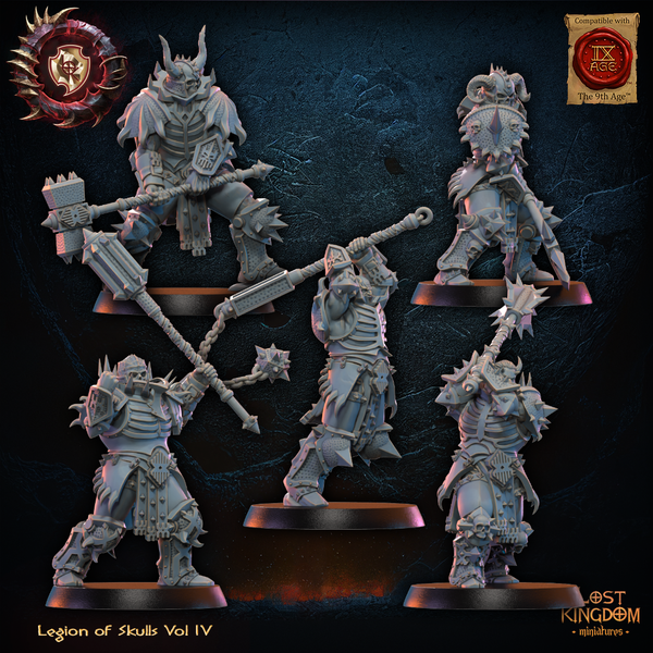Warriors of the Dark Gods (Legion of Skulls)  - Skull Chosen  Unit by Lost Kingdom Miniatures