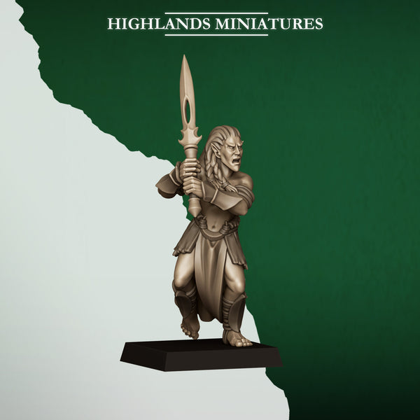 Feral Elves - Bladesingers  Unit by Highlands Miniatures
