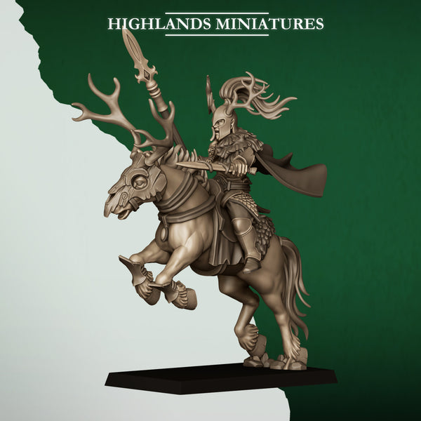 Feral Elves - Forest Riders Cavalry  Unit by Highlands Miniatures
