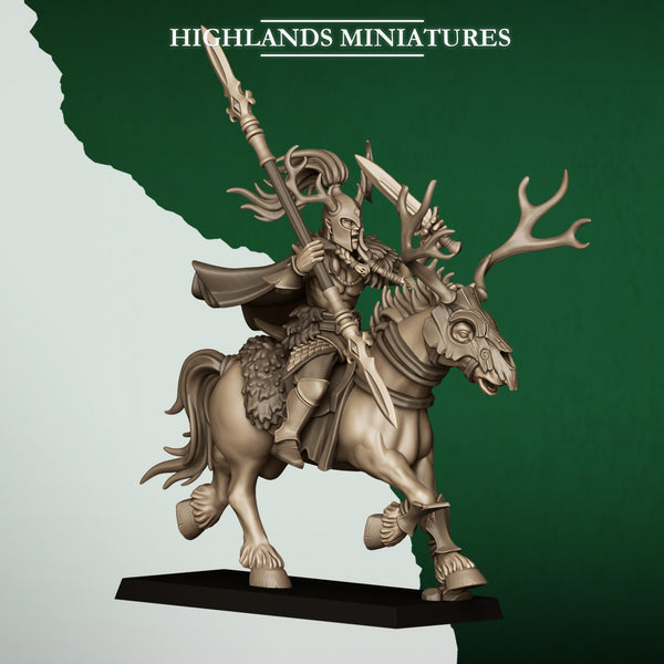 Feral Elves - Forest Riders Cavalry  Unit by Highlands Miniatures