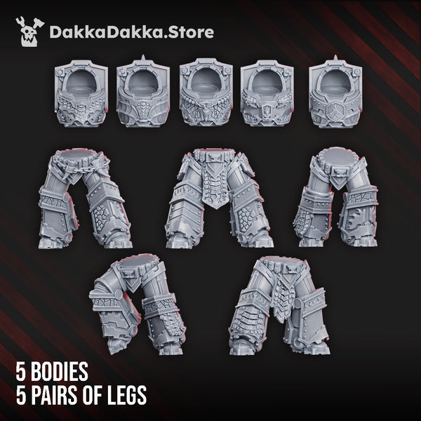 Fire Lizards - Volcano Armor Squad (Build Kit) by Dakka Dakka