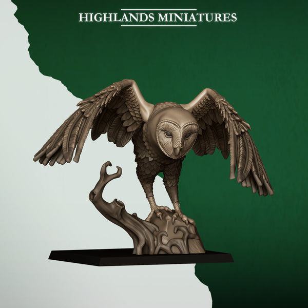 Feral Elves - Great Owl Riders  Unit by Highlands Miniatures