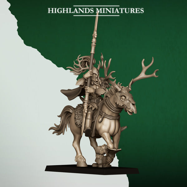 Feral Elves - Forest Riders Cavalry  Unit by Highlands Miniatures