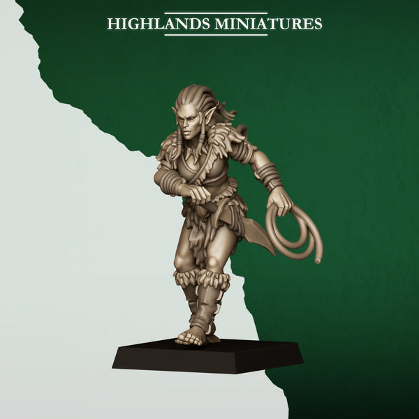 Feral Elves - Feral Animal Pack  Unit by Highlands Miniatures