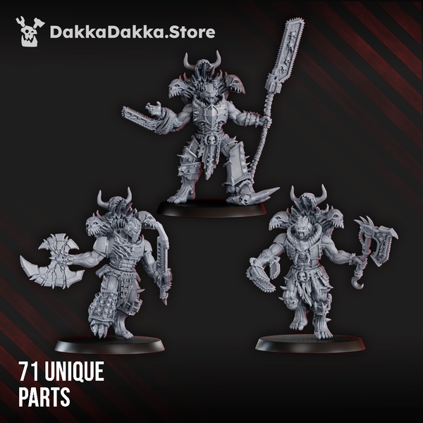 Gorelords - Cursed Bone Shredders Squad (Build Kit) by Dakka Dakka
