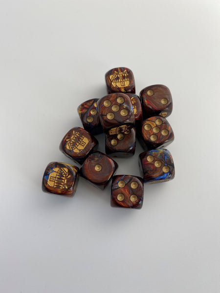 Chessex 16MM warchest Branded 6 sided Dice