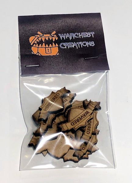 Wavered/ Disordered / Hindered Tokens (Kings of War)
