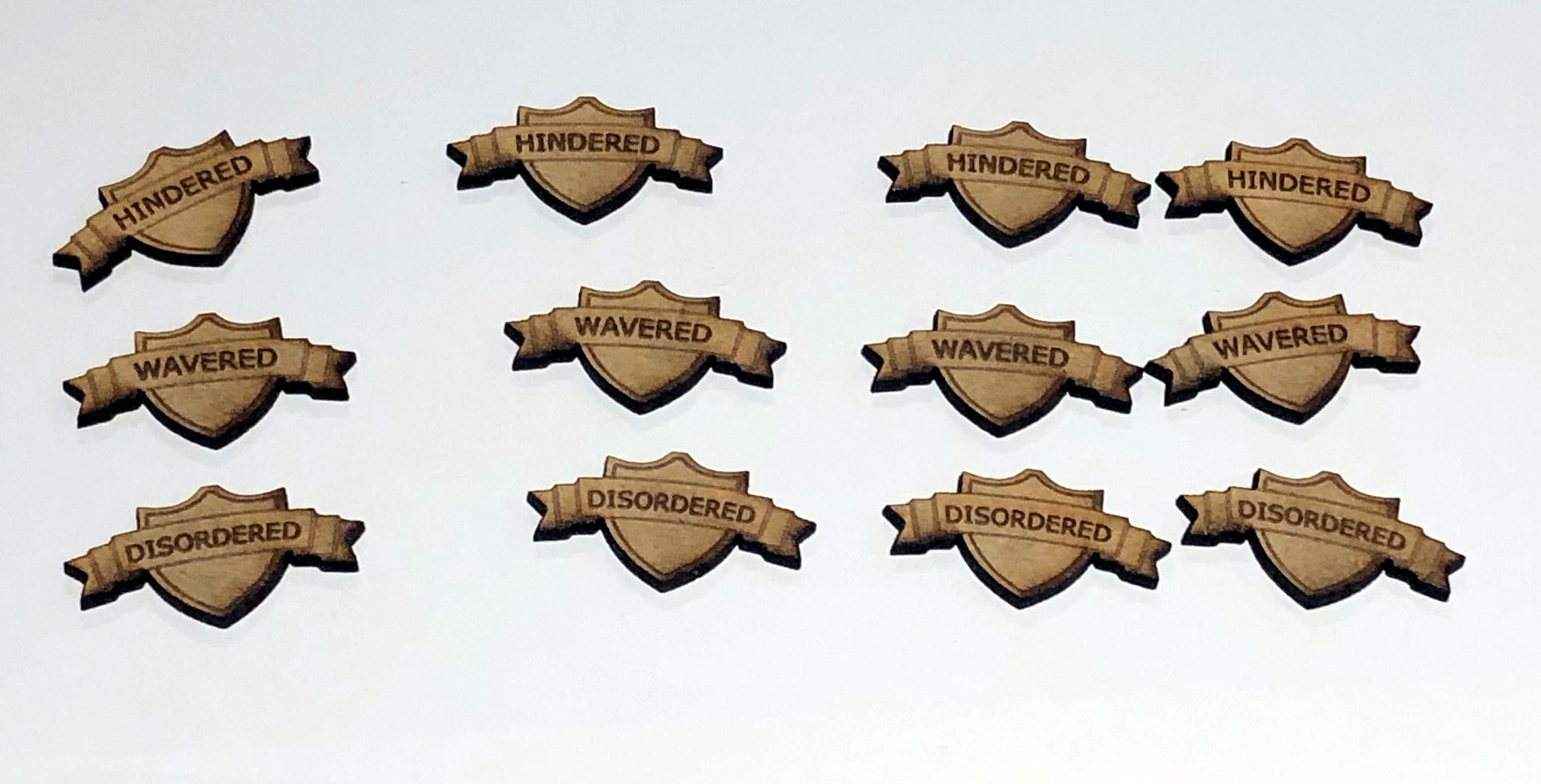 Wavered/ Disordered / Hindered Tokens (Kings of War)