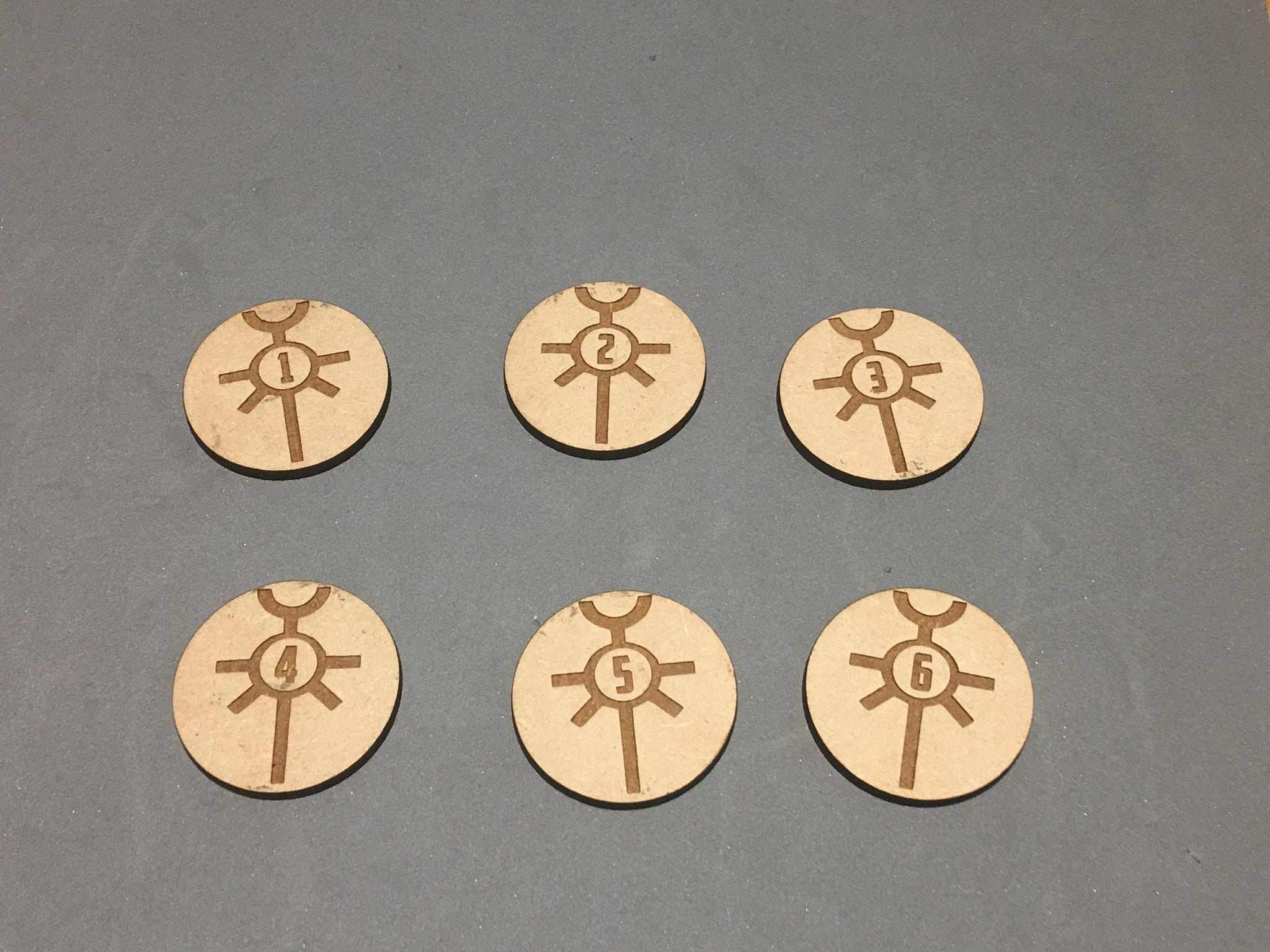 Warhammer 40K objective Markers Necron
