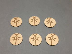 Warhammer 40K objective Markers Necron