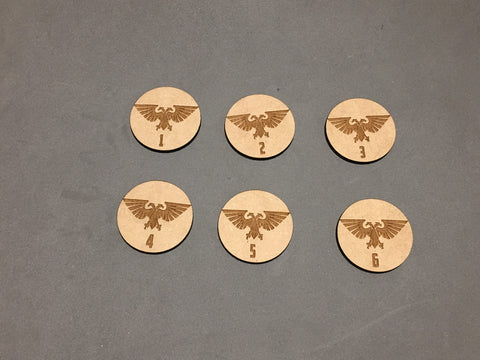 Warhammer 40K objective Markers  Imperium