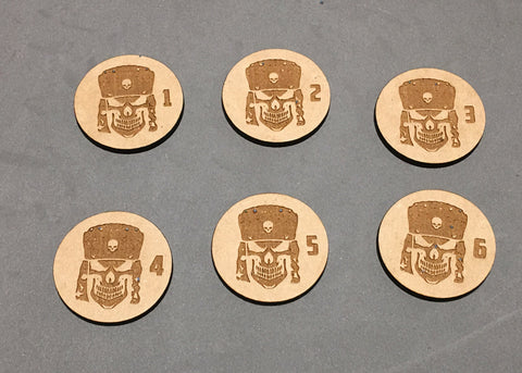 Warhammer 40K objective Markers Valhallan