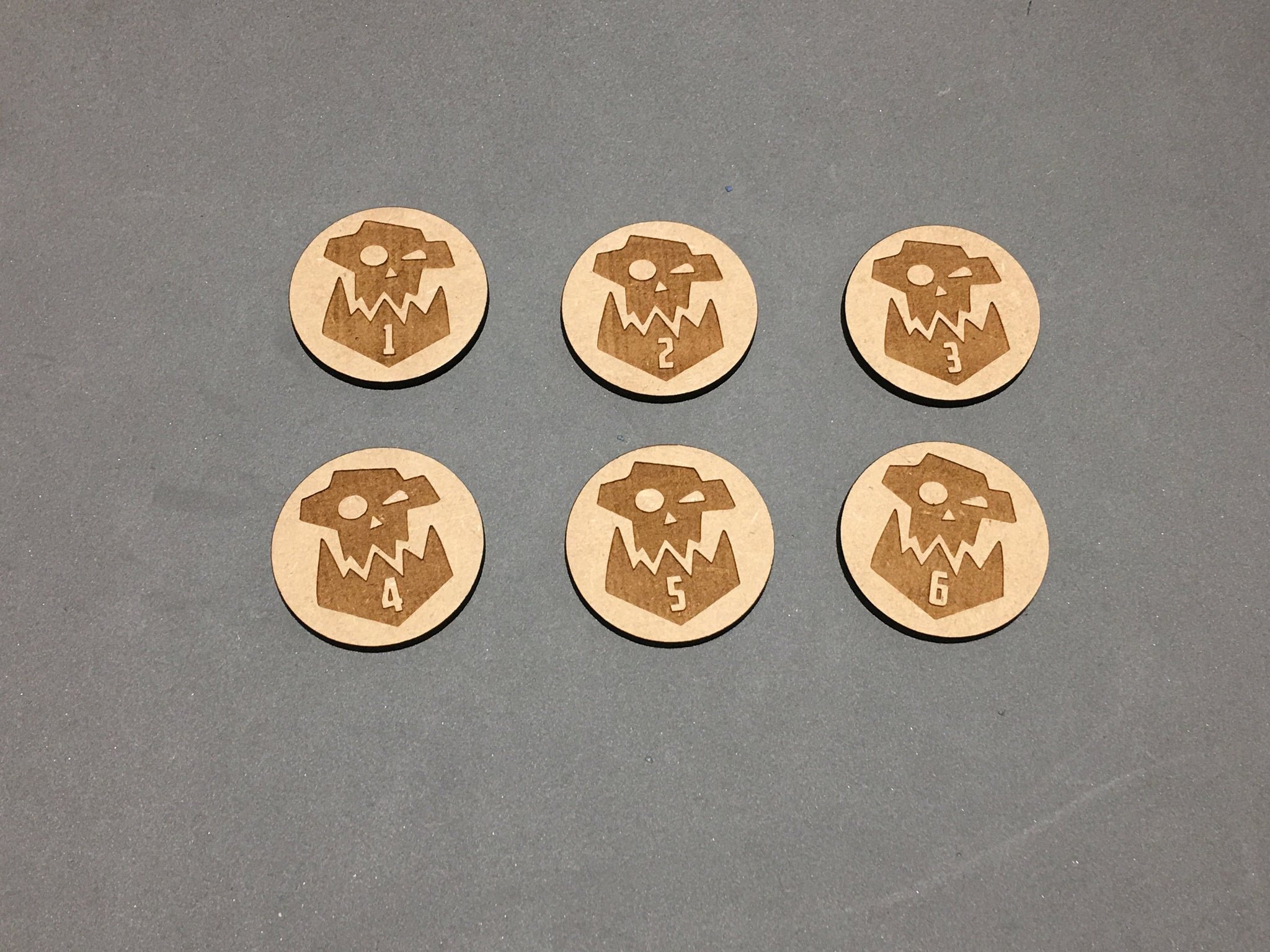 Warhammer 40K objective Markers Orks