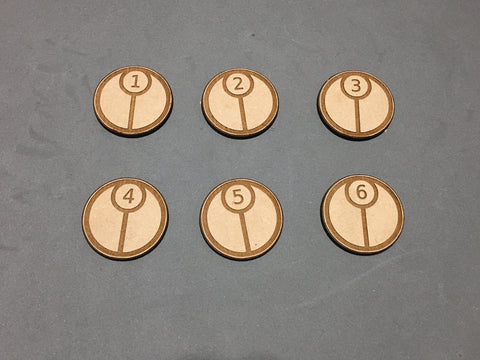 Warhammer 40K objective Markers Tau