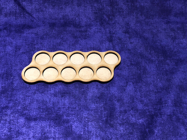 Movement Trays, AOS, 40K, Squad 10 model (32mm / 25mm Bases)